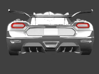 Sports car base  3D model