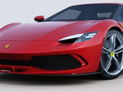 Ferrari 296 GTB 2022 3D model