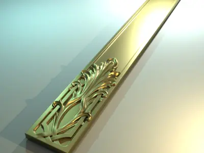 MOLDING decorative pattern ready for 3D printing 3D model 3D print model