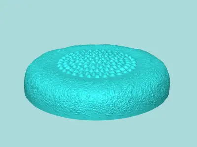 Sunflower Center 07 - Silicone Mold Maker - Template 3D print model