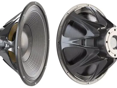 Powerful speaker 21SW150 3D model