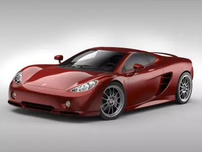 Ascari KZ1 British Sports Car 3D model