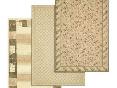 Rug Set 2151 3D model