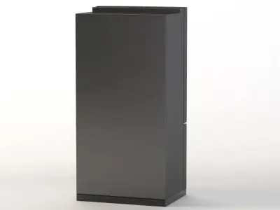 Frigidaire Gallery 27 2 Cu Ft French Door Refrigerator 3D model