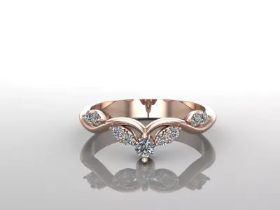 Solitaire Ring SR71 Version 1 3D model