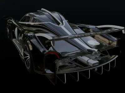 Pagani Huayra R 3D  3D model