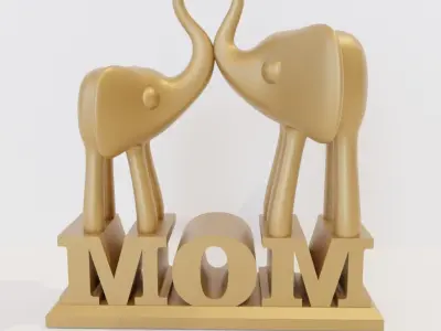 mom love decor 3D print model