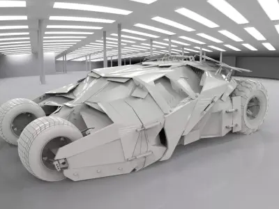 BatmobileTumbler batmobile from knight rises Free 3D model