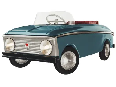 Pedal car Moskvich AZLK 3D model