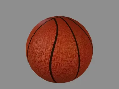Basketball Ball Free low-poly 3D model