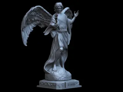 Archangel Angel Gabriel 3D print model