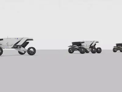 All Terrain Space Rover 3D model