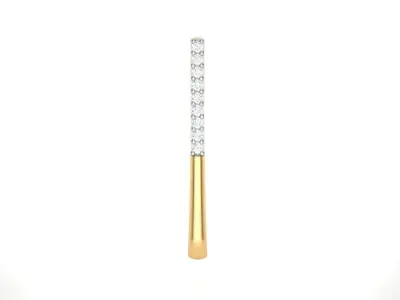 Women Earrings STL OBJ FBX Renders Details 3D print model