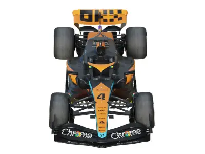 F1 McLaren MCL60 2023 3D model
