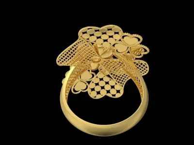 Fusion Gold Rings RAA01 3D print model