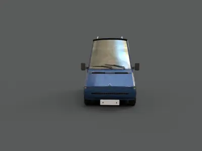  Van Stylized Low-poly 3D model