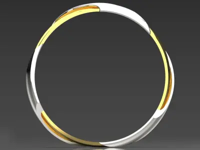 Womens Bangle Bracelet Model bg0037 3D print model