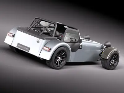 Caterham r500 lotus 7 3D model