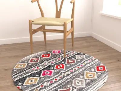 Rugs No 1001 Low-poly 3D model