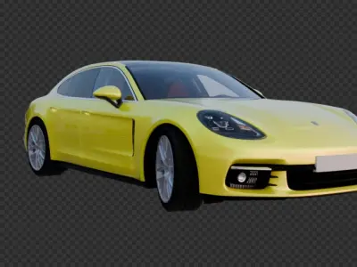 Porsche Panameras 3D model