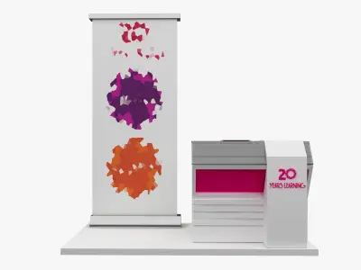 Booth Exhibition Stand a476b 3D model