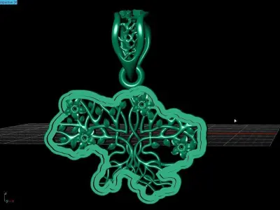 Ukraine Pendant 3D print model