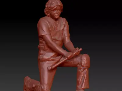 Nakai San work model 3D print file 3D print model