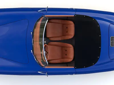 Porsche 356 A Speedster 1956 3D model