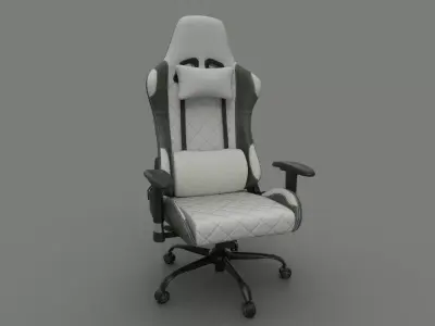 chair racing Low-poly 3D model