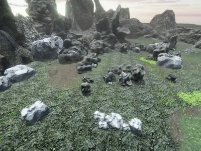 Rocks pack free Free low-poly 3D model