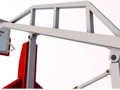 Basketball Hoop 3D model shop