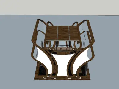stall pavilion 3D model