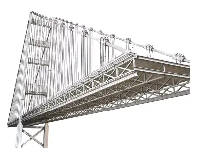 golden gate 3D model