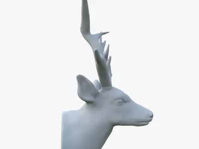 scarecrow deer head  3D model