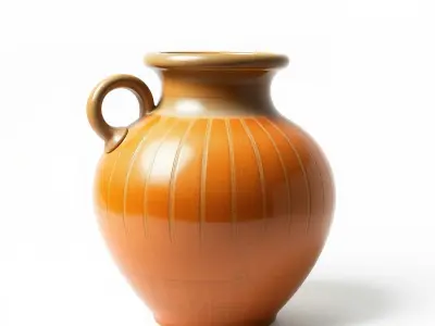 Mediterranean Amphora Pot Decorative Model Pack Low-poly 3D model