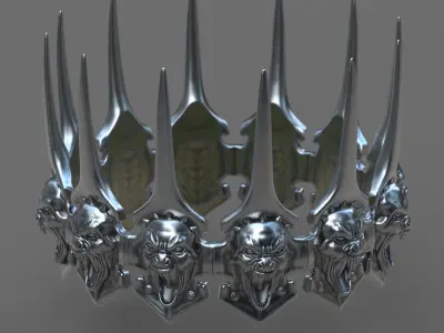 Crown of Shadows v2 3D print model
