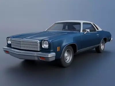 Chevrolet Chevelle Malibu Classic 1974 3D print model