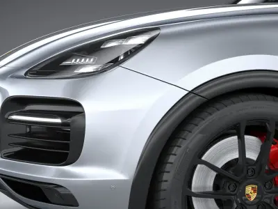 Porsche Cayenne GTS Coupe 2020 3D model