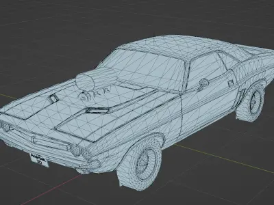 Dodge 3D model by justin777559