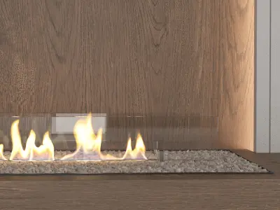 TV wall set 29 3D model