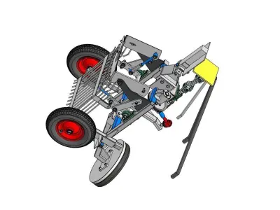 Potato digger 3D model