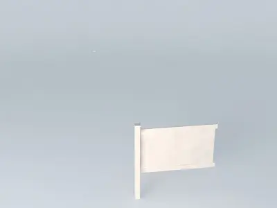 Vinyl Privacy Fence Free 3D model