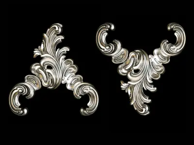 Classic carved 092 3D model