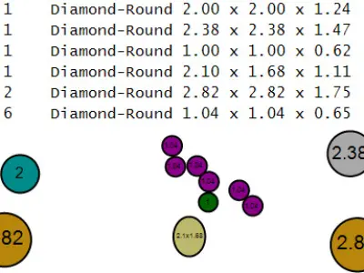  GOLD DICE DIAMOND PENDANT  3D print model