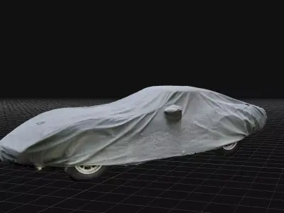 Covered 1978 Corvette Free 3D model