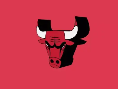 Chicago Bulls Team Logo 3D model