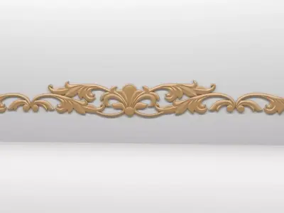 DEcor ornate border 3D model
