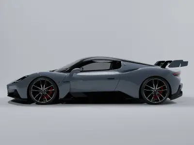 Maserati MC20 Custom Project 3D model