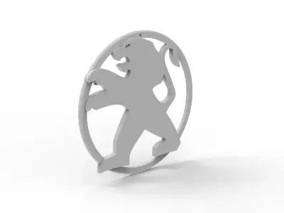 Peugeot Car Bling 3D print model