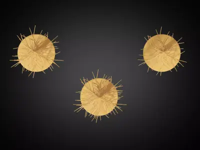 Stylized Christmas Tree Set 11 3D print model